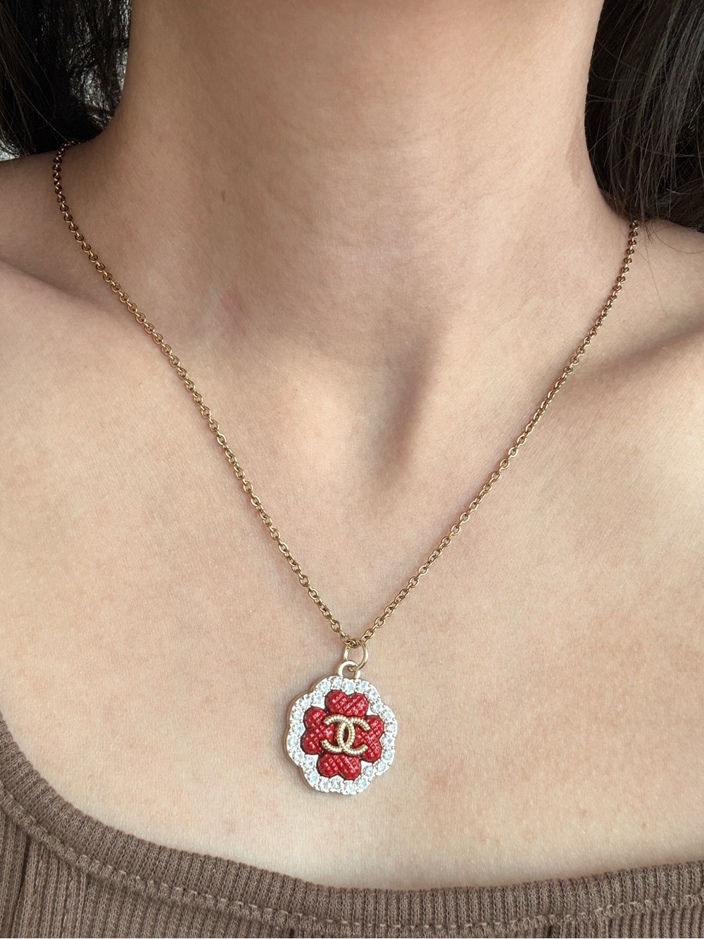 ✨ Vintage ONLY 1! CHANEL lucky 🍀 Upcycled Necklace: BOGO Sale! ✨